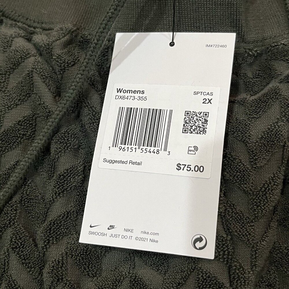 Nike Every Day Modern High Waisted Joggers Green/Olive Womens sz XXL DX6473-355 - Picture 3 of 11
